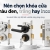 Nên chọn khóa cửa màu đen, trắng hay inox?