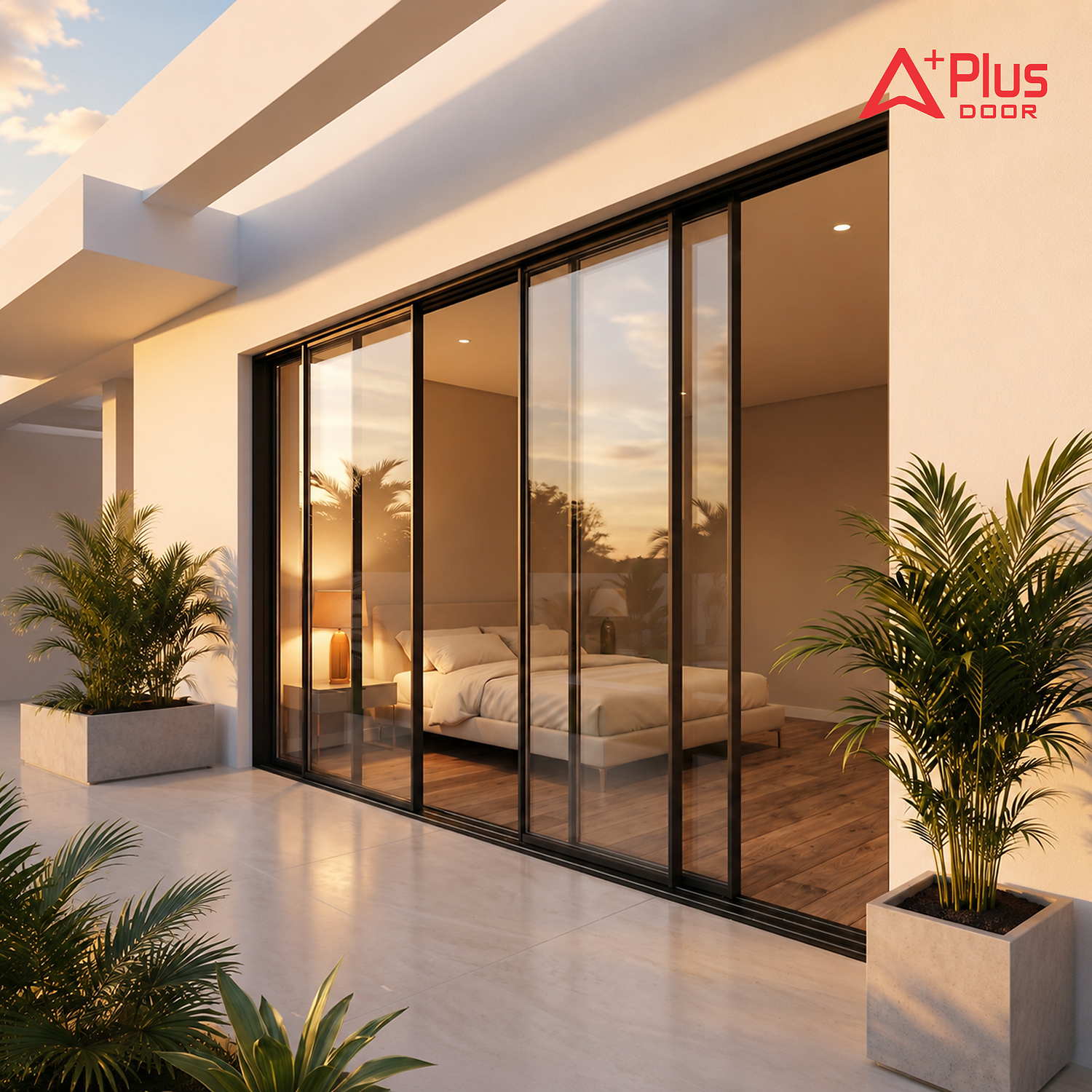 Cửa Nhôm Kính Lùa Trượt APLUS DOOR